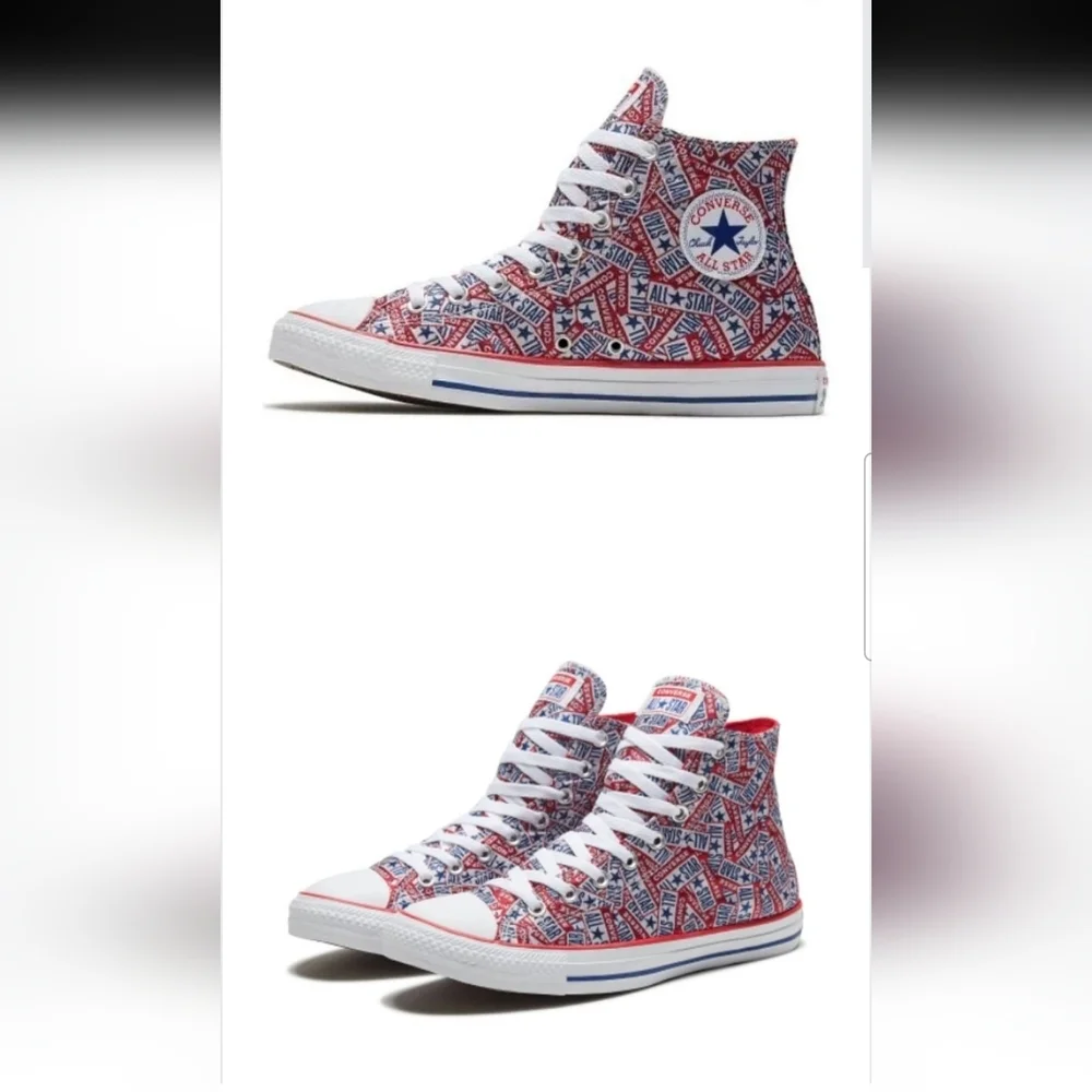 Converse Boys Chuck Taylor All Star License Plate High Top Shoes 5
